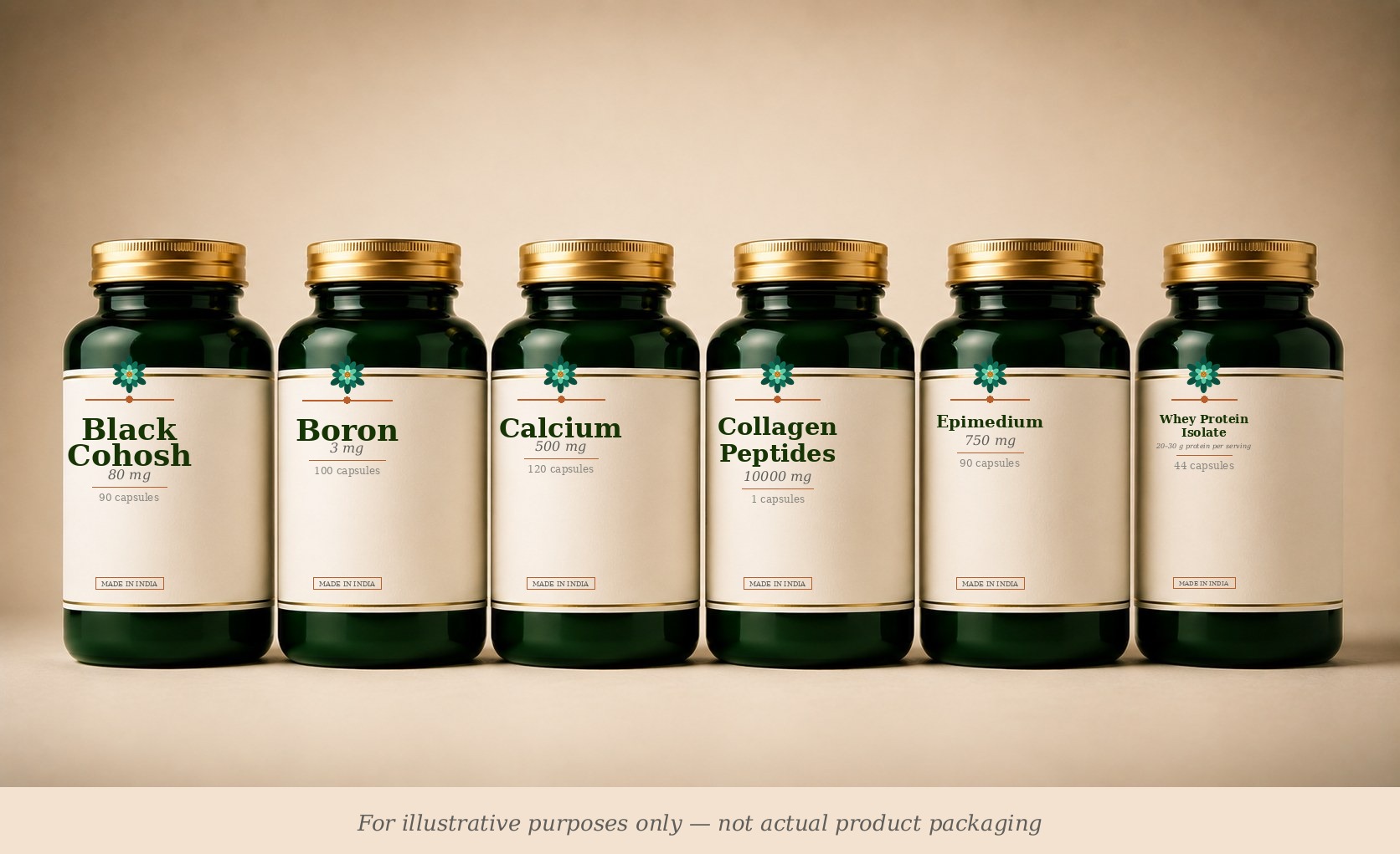 Bone Density supplement stack (illustrative)