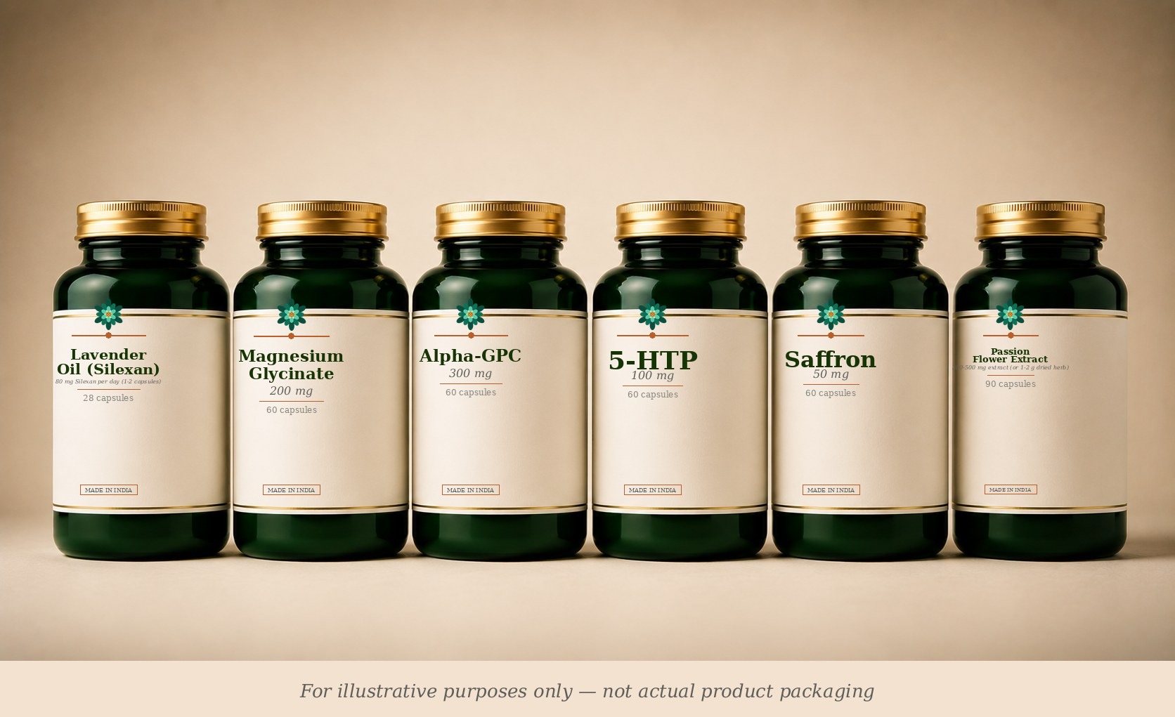 Performance Anxiety supplement stack (illustrative)